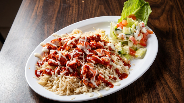 Mediterranean Grilled Chicken Platter.